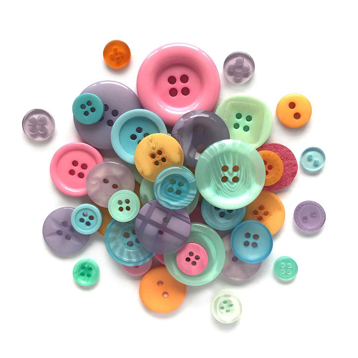 Buttons Galore & More Button Bonanza-Sherbet Buttons