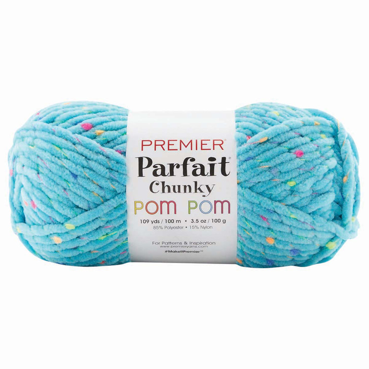 Premier Parfait Chunky Pom Pom-Bag of 3 Yarn Pack