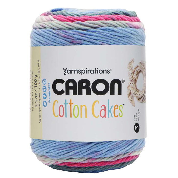 Caron Cotton 3.5oz Cakes-Bag of 3 Yarn