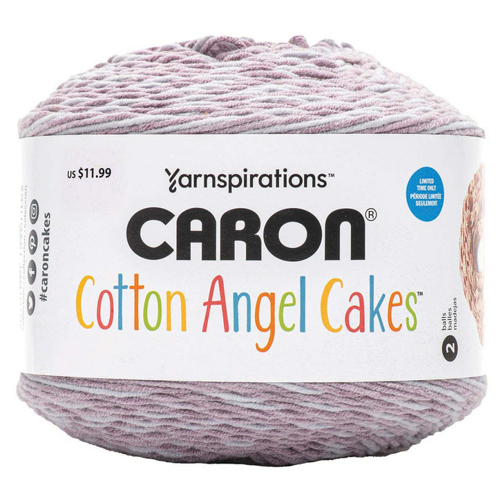 Caron Cotton Angel Cakes-Bag of 2 Yarn