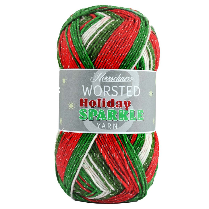 Herrschners Worsted 8 Holiday Sparkle Yarn