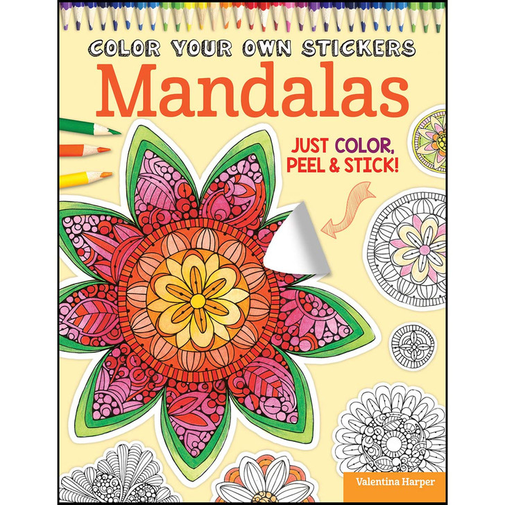 Color Your Own Stickers Mandalas Coloring Book