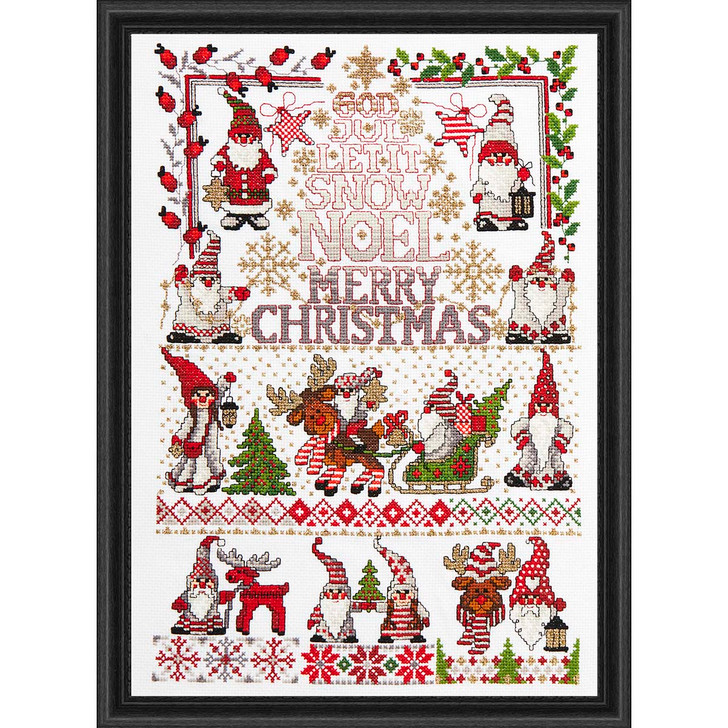 Craftways Christmas Gnome Sampler Craftways Counted CrossStitch Kit