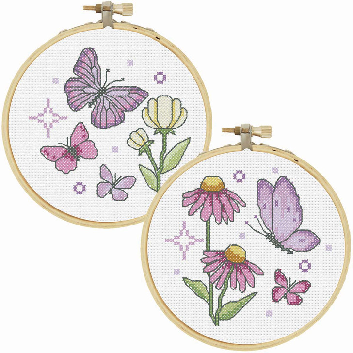 Herrschners Butterfly Garden Counted Cross-Stitch Kit