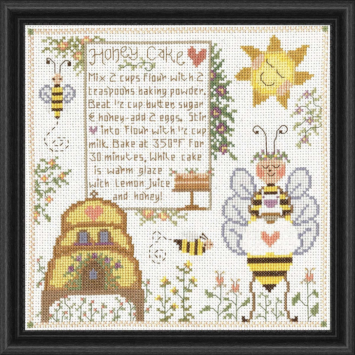 Imaginating Inc. Queen Bee Cake Kit & Frame Counted Cross-Stitch Kit