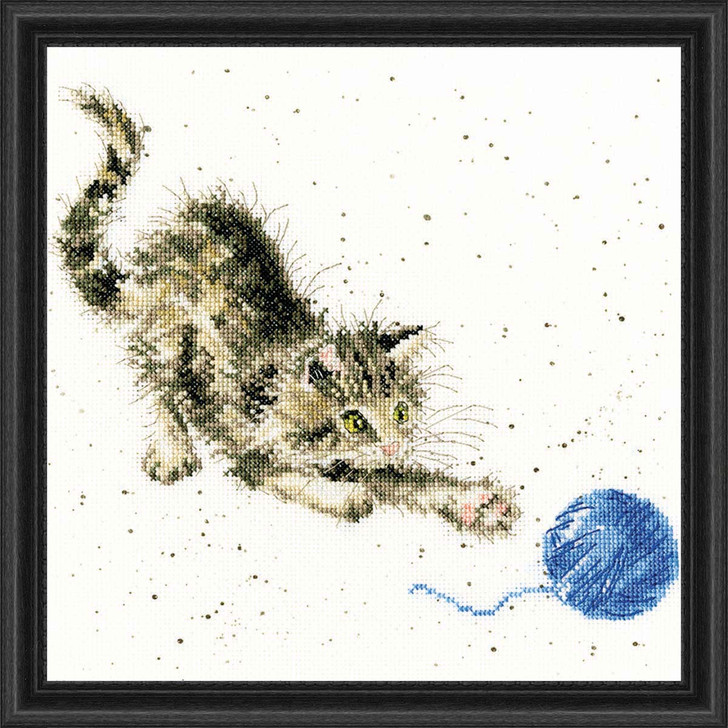 Bothy Threads Kitty Kit & Frame Counted Cross-Stitch Kit