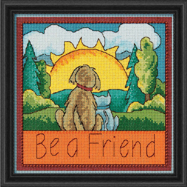 Wichelt Imports, Inc. Be a Friend Counted Cross-Stitch Kit