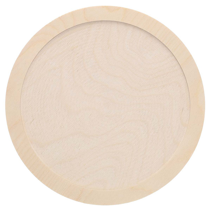 Leisure Arts Circle Welled Wood Surface