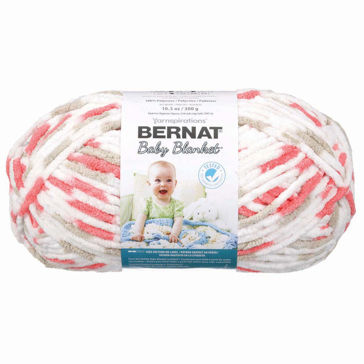 Bernat Baby Blanket 10.5oz-Bag of 2 Yarn Pack
