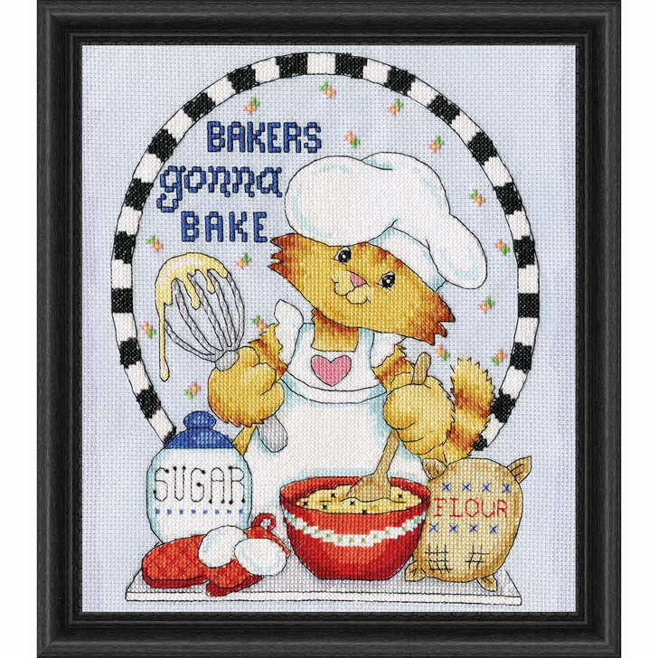 Design Works Baker Cat Counted Cross-Stitch Kit