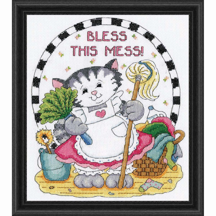 Design Works Bless This Mess Counted Cross-Stitch Kit