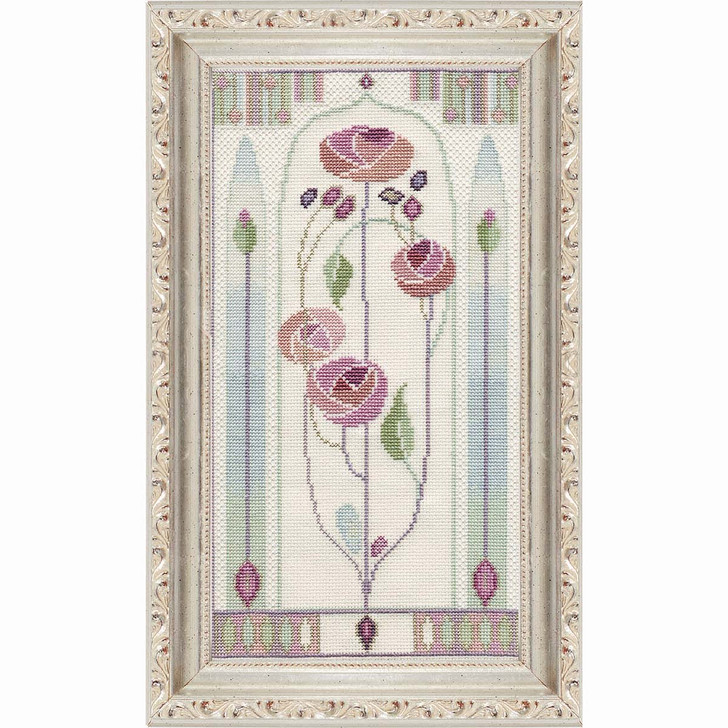 Bothy Threads Oriental Rose Kit & Frame Counted Cross-Stitch