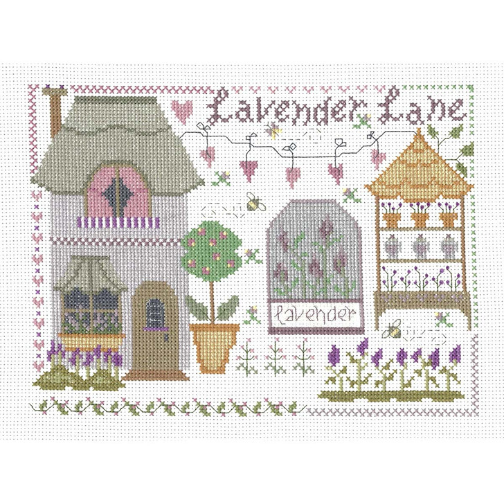 Imaginating Inc. Lavender Lane Counted Cross-Stitch Kit