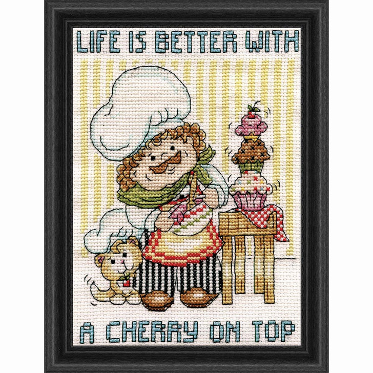 Design Works Cupcake Chef Counted Cross-Stitch Kit