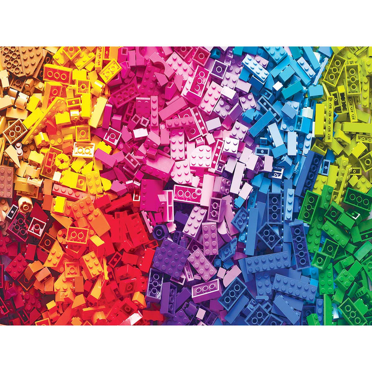 Rose Art Colorful Building Block Toys Jigsaw Puzzle