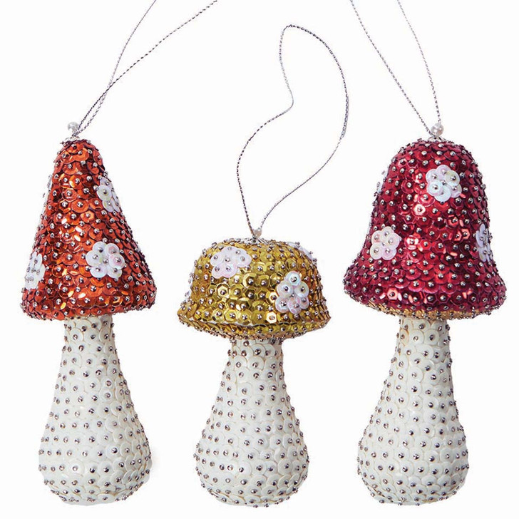 Sunrise Craft & Hobby Forest Mushroom Trio Ornament Kit