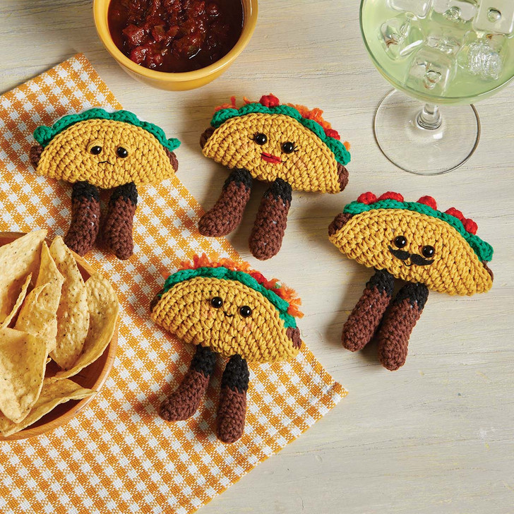 Herrschners Boot Scootin' Tacos Crochet Kit