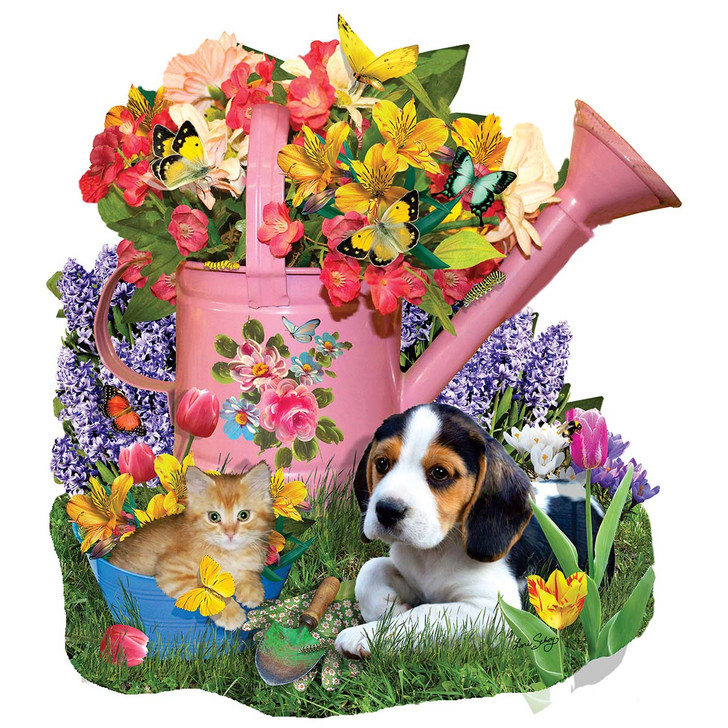 SunsOut Spring Watering Can Jigsaw Puzzle