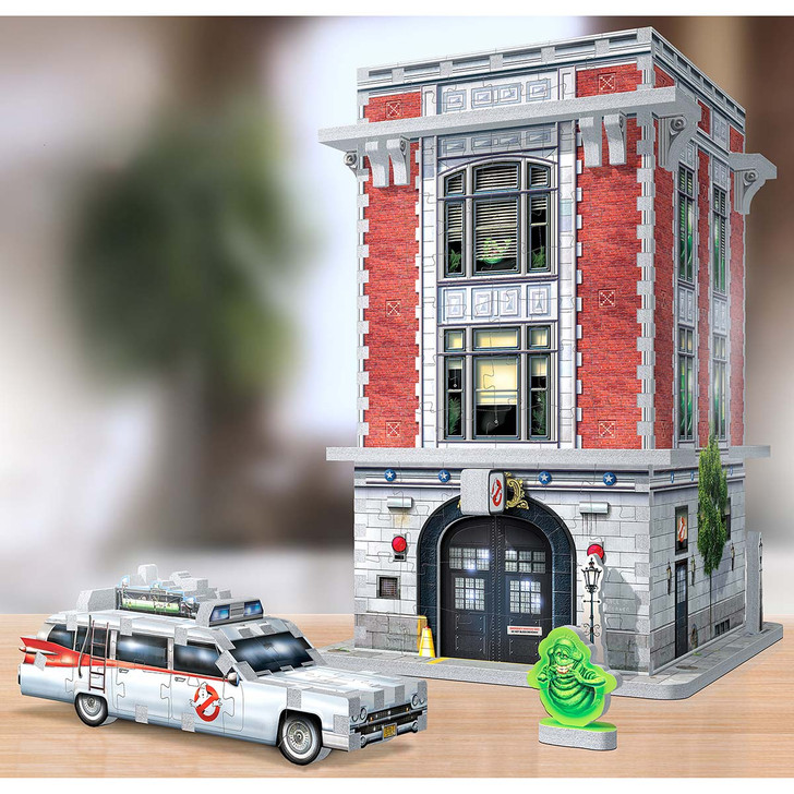 Wrebbit 3D Ghostbusters Firehouse Headquarters Jigsaw Puzzle