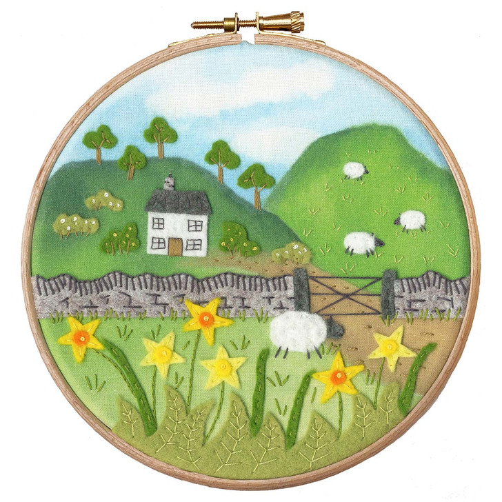 Bothy Threads Host of Garden Daffodils Felt Emb Felt Kit