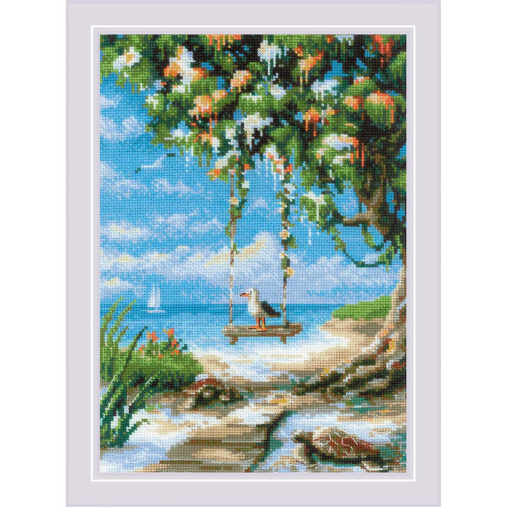 RIOLIS Beach Swing Counted Cross-Stitch Kit