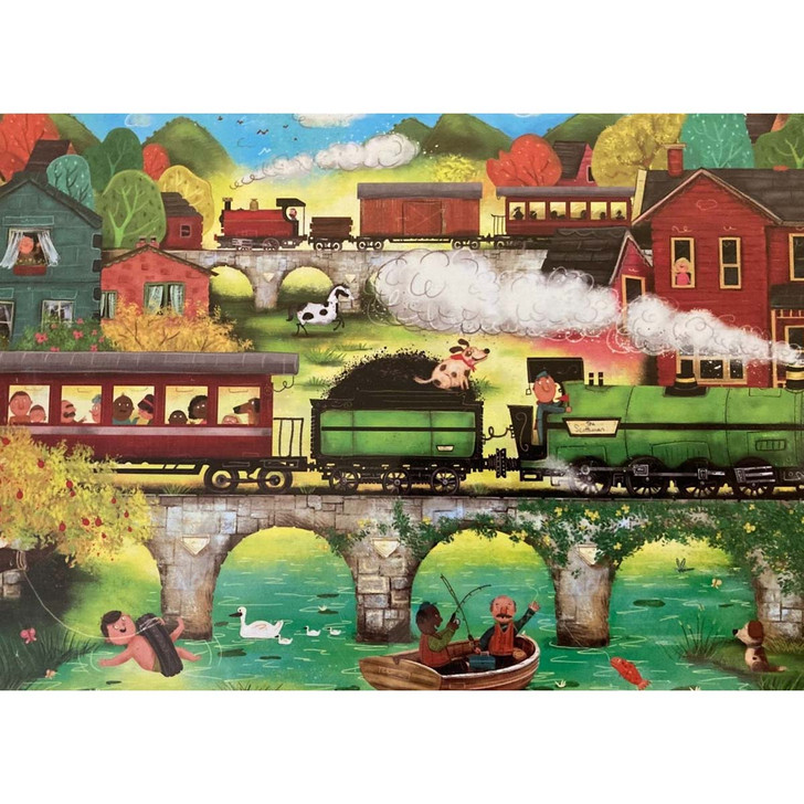 Busy Trains Jigsaw Puzzle