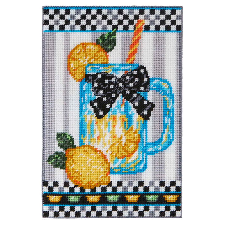 Herrschners Summer Lemonade Porch Flag Plastic Canvas Kit