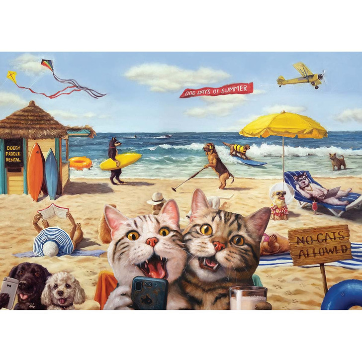 Eurographics No Cats Allowed Lenticular XL Jigsaw Puzzle