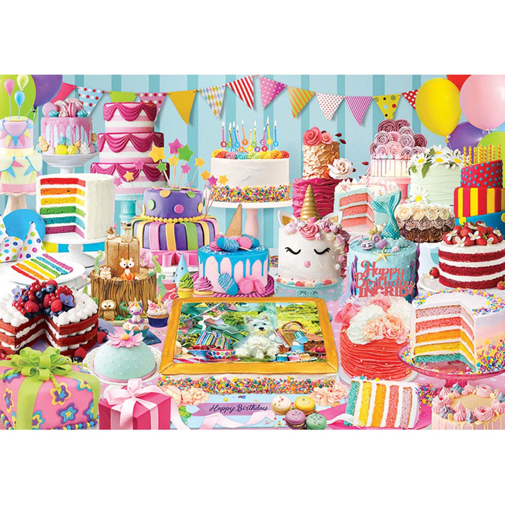 Eurographics Birthday Cake Party Jigsaw Puzzle