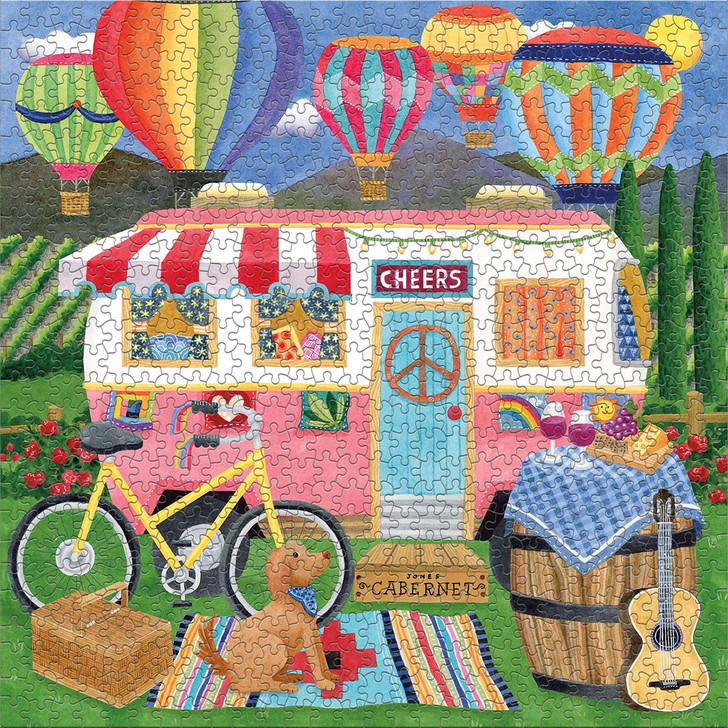 Ceaco Wine Country Camper Jigsaw Puzzle