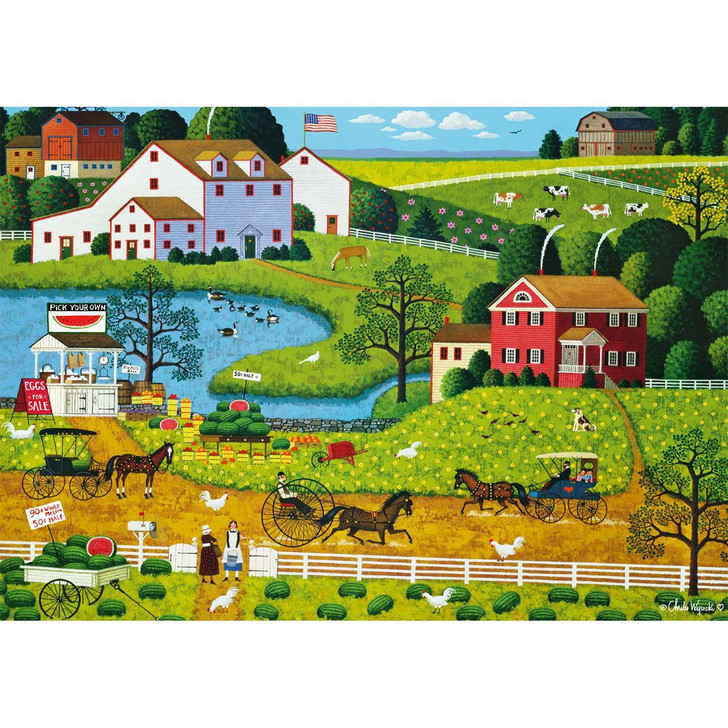 Buffalo Games Jolly Hill Farms Jigsaw Puzzle