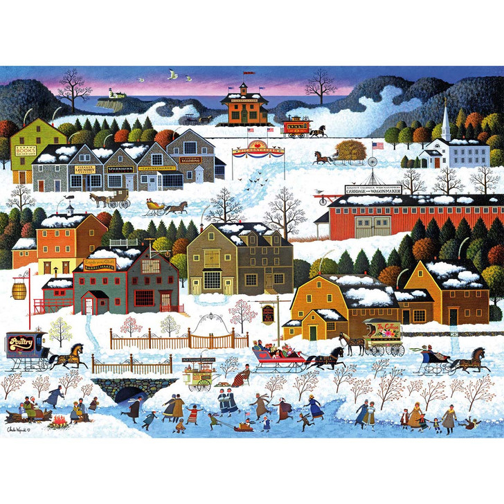 Buffalo Games Hickory Haven Canal Jigsaw Puzzle