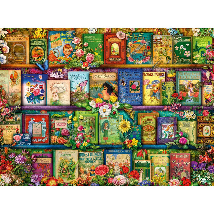 Buffalo Games Vintage Summer Books Jigsaw Puzzle