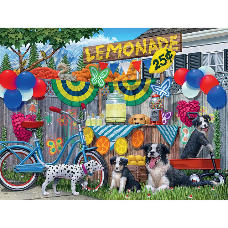 Buffalo Games Lemonade Pups Jigsaw Puzzle