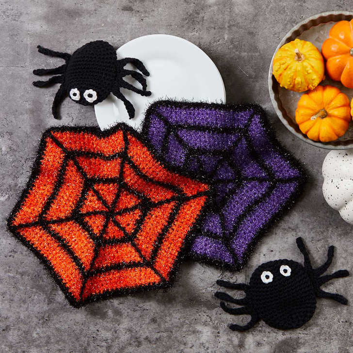Herrschners Spider Scrubbies Crochet Yarn Kit