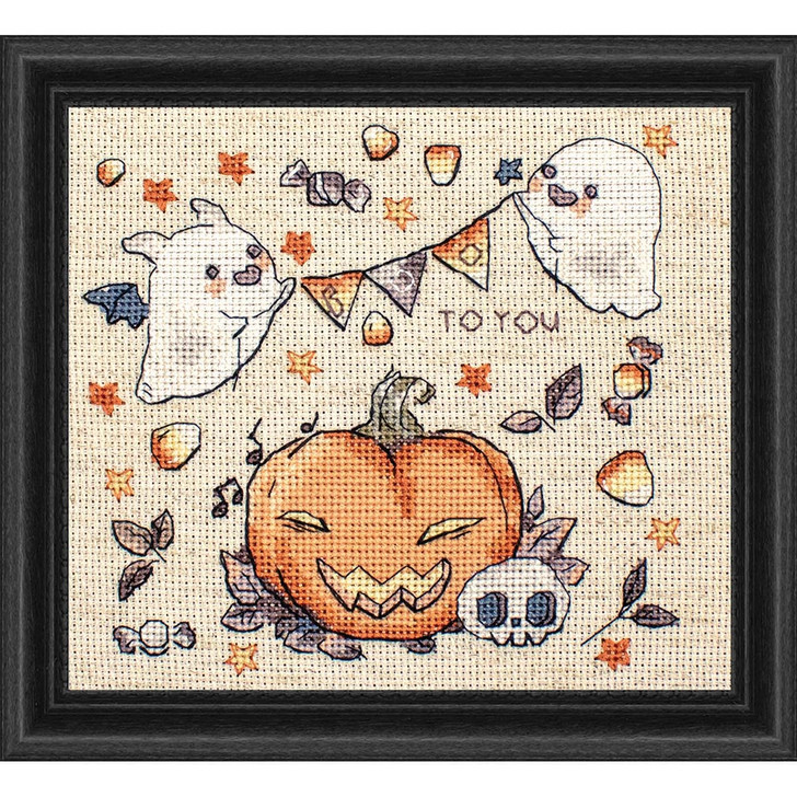 Letistitch Boo to You Counted Cross-Stitch Kit