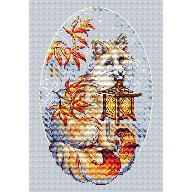 Letistitch Kitsune Beaded Counted Cross-Stitch Kit