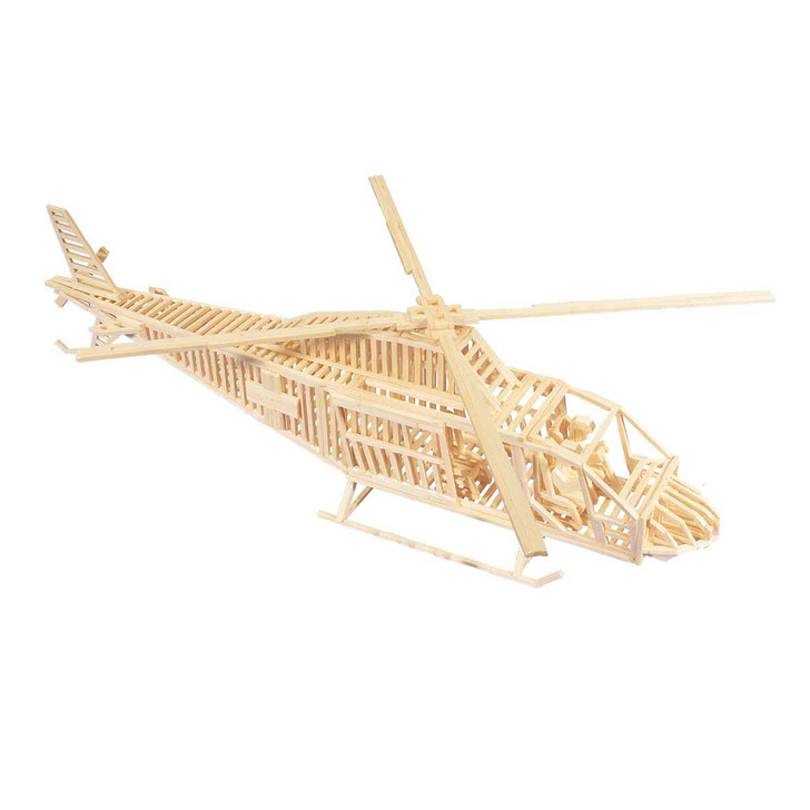 Matchitecture Rescue Helicopter Model - Wood