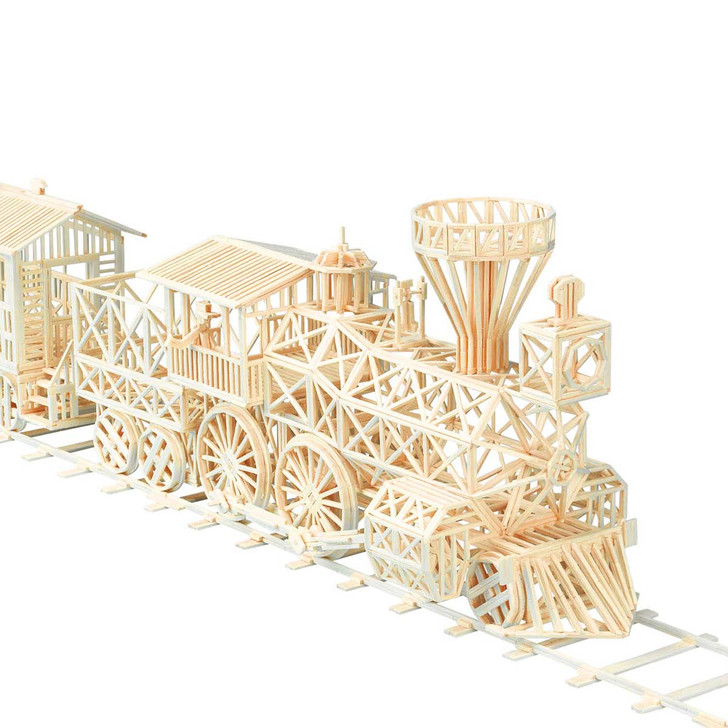 Matchitecture Gold Rush Train Model - Wood