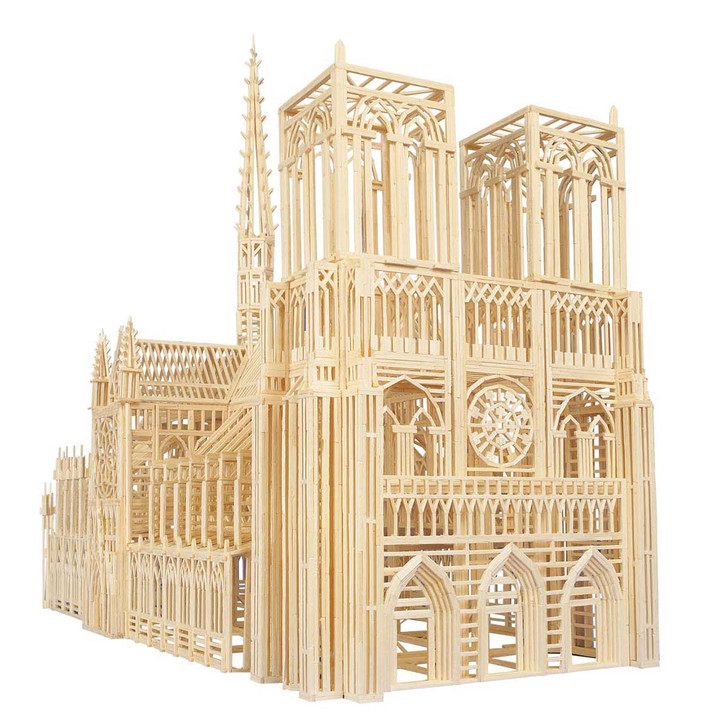 Matchitecture Notre Dame Cathedral Model - Wood