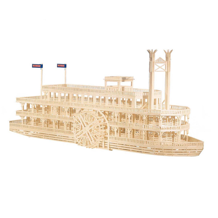 Matchitecture Mississippi River Boat Model - Wood