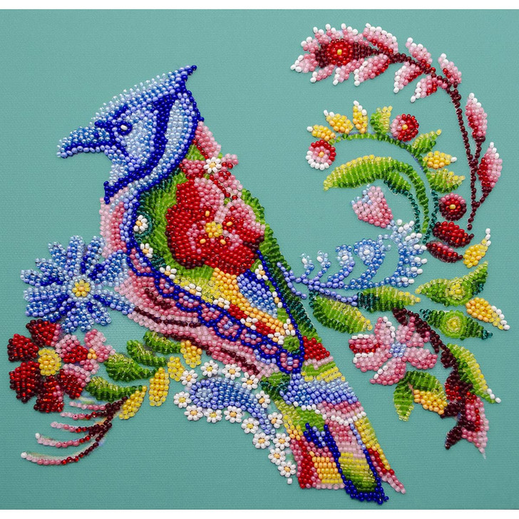 Abris Art Spring Bird Beaded Embroidery Kit