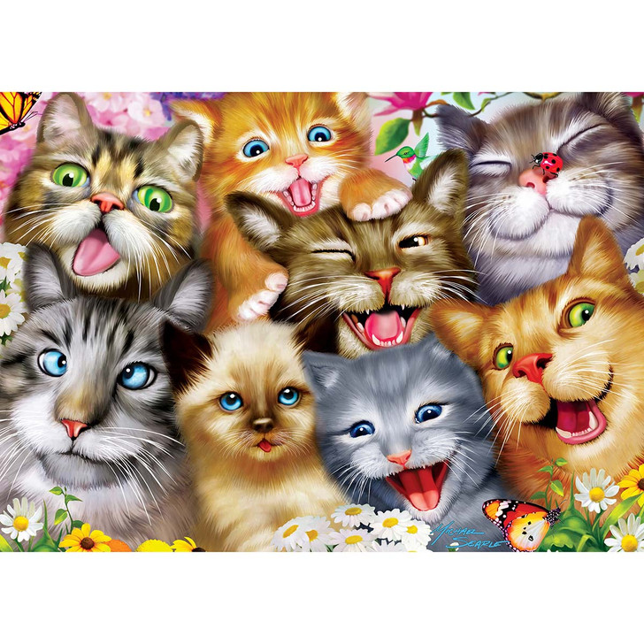 Masterpieces Puzzle Co Purrfect Portraits Jigsaw Puzzle