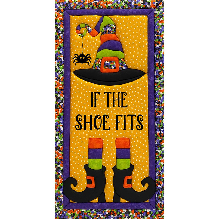 Quilt Magic If the Shoe Fits No-Sew Quilt Kit