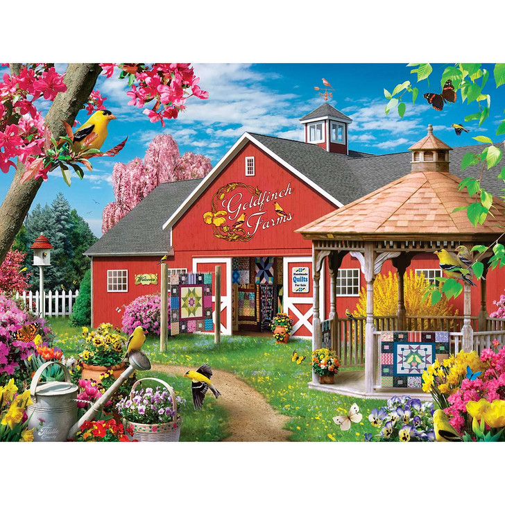 Masterpieces Puzzle Co Goldfinch Farms Jigsaw Puzzle