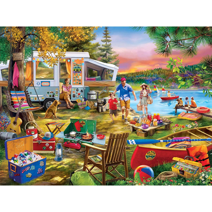 Masterpieces Puzzle Co Waterside Wanderlust Jigsaw Puzzle