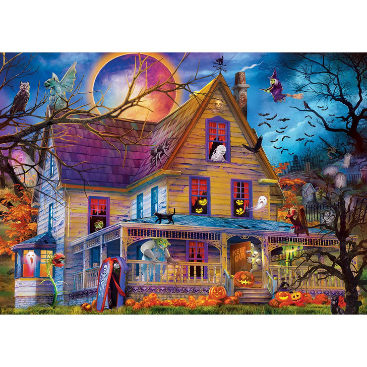 Masterpieces Puzzle Co Fright Night Glow in the Dark Jigsaw Puzzle