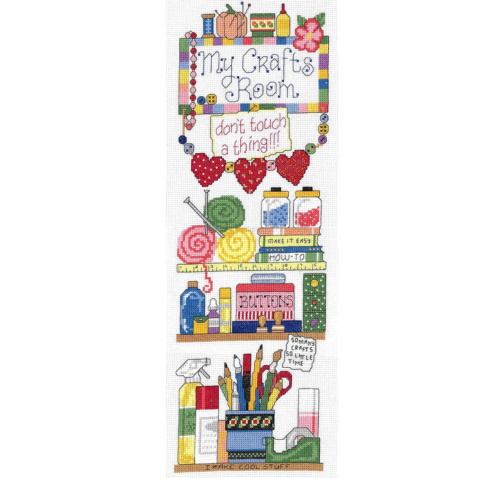 Imaginating Inc. My Craft Room Counted Cross-Stitch Kit
