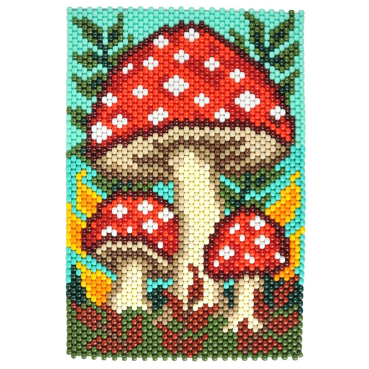 Herrschners Forest Mushroom Pony Bead Kit