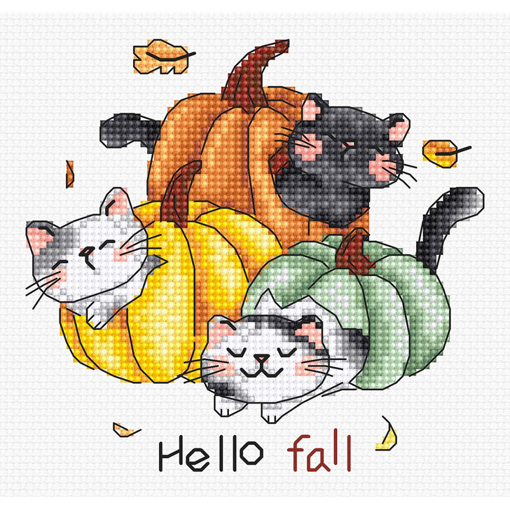 Letistitch Hello Fall Counted Cross-Stitch Kit